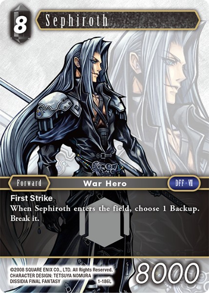 Sephiroth 1-186 Legend – Foil