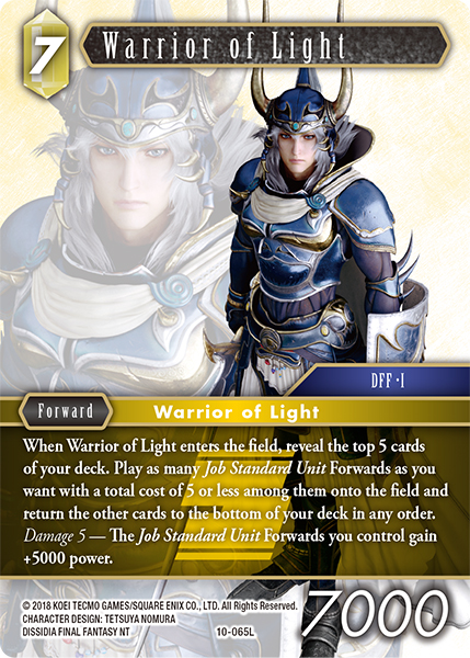Warrior of Light 10-065 Legend – Foil