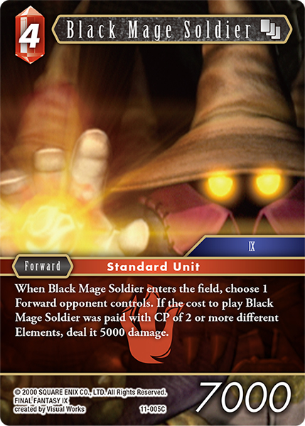 Black Mage Soldier 11-005 Common – Foil