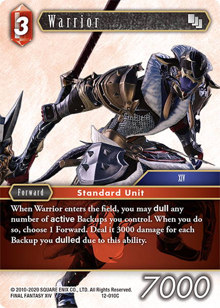 Warrior 12-010 Common – Foil