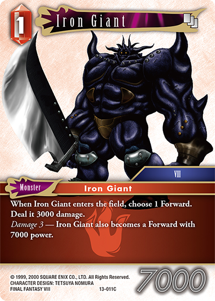 Iron Giant 13-011 Common – Foil