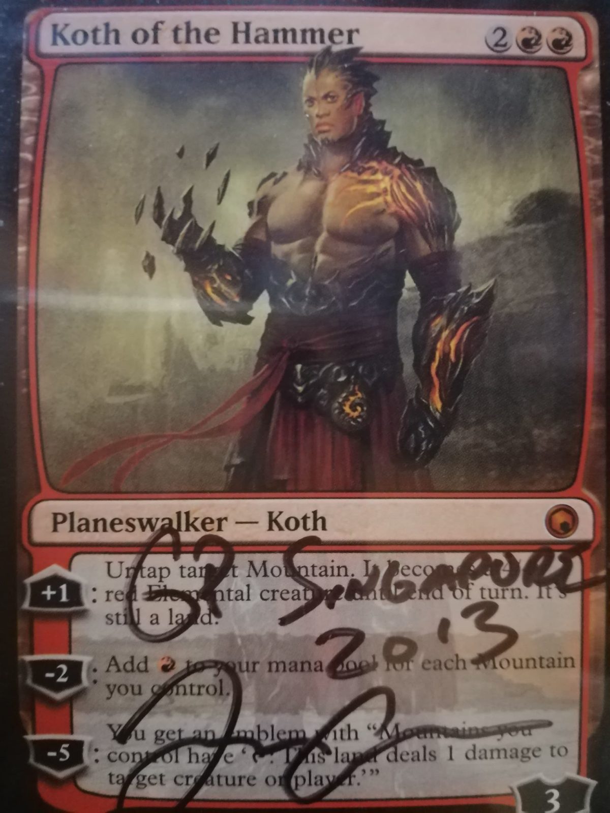 Koth of the Hammer – Signed