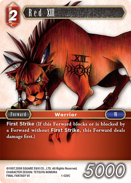 Red XIII 1-029 Common