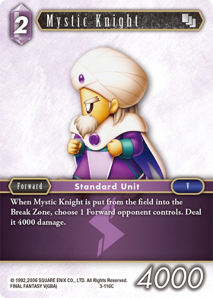 Mystic Knight 3-116 Common
