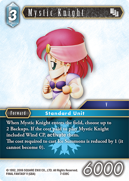 Mystic Knight 7-039 Common