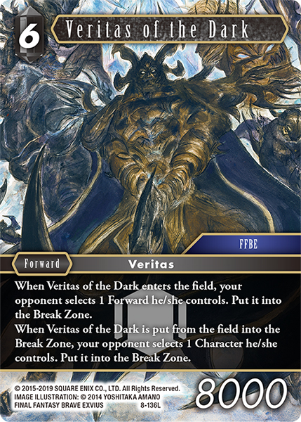 Veritas of the Dark 8-136 Legend