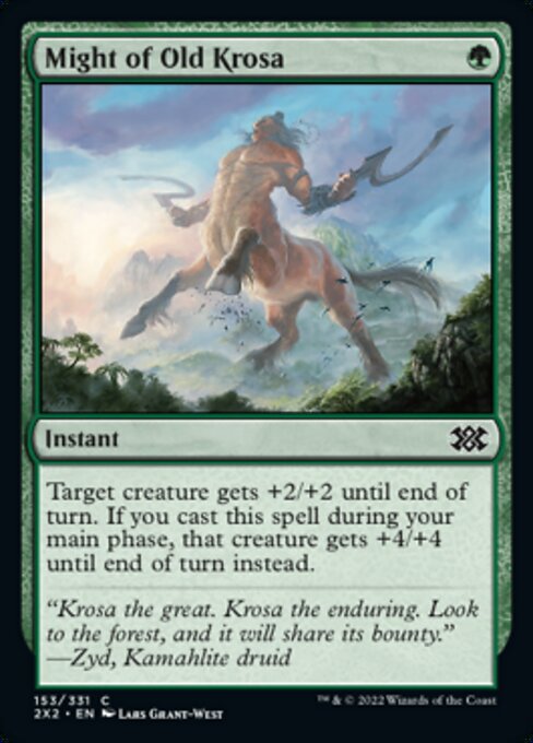 Might of Old Krosa – Foil