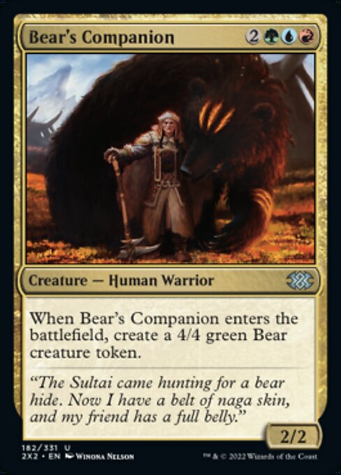 Bear’s Companion – Foil