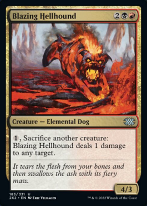 Blazing Hellhound – Foil