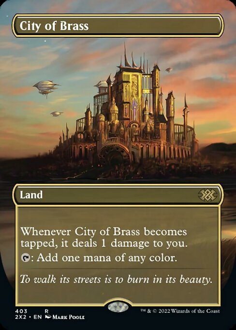 City of Brass – Alternate Art Borderless