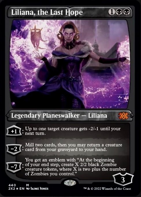 Liliana, the Last Hope – Etched Foil