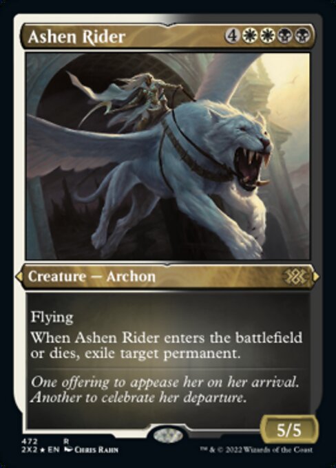 Ashen Rider – Etched Foil
