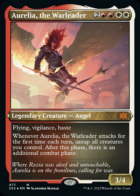 Aurelia, the Warleader – Etched Foil