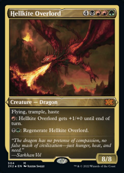 Hellkite Overlord – Etched Foil