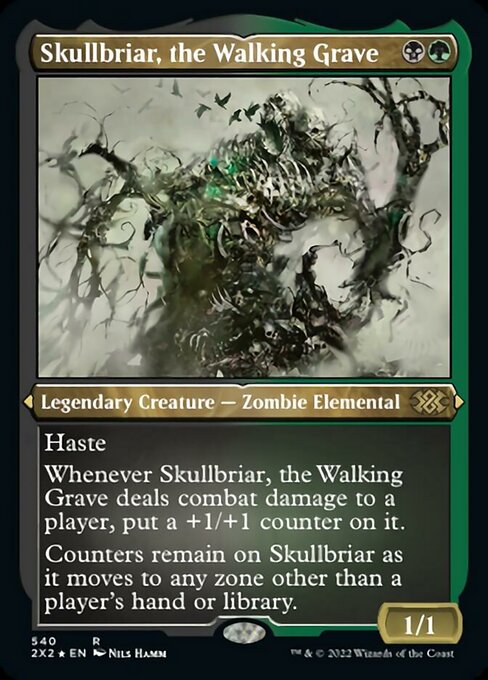 Skullbriar, the Walking Grave – Etched Foil
