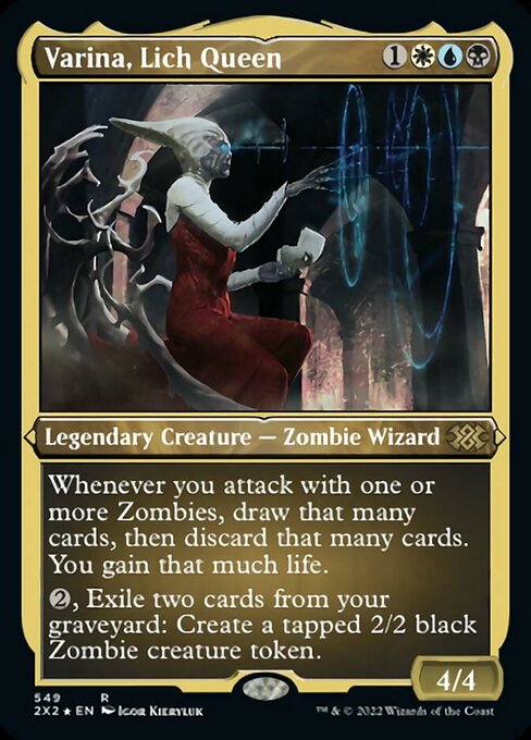 Varina, Lich Queen – Etched Foil