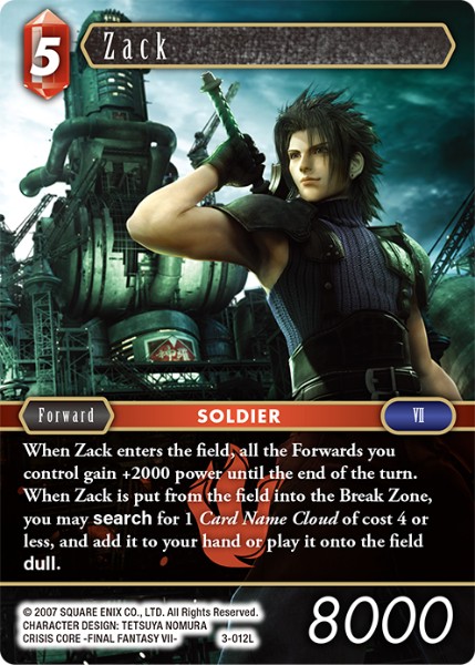Zack 3-012 Legend – Foil