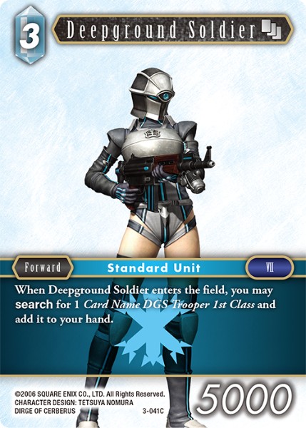 Deepground Solider 3-041 Common – Foil