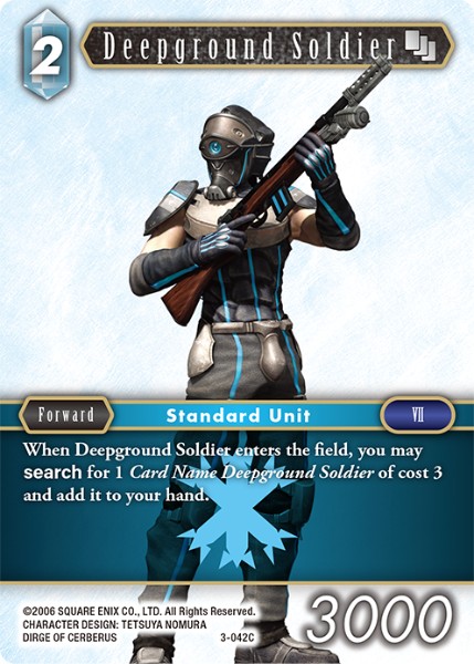 Deepground Solider 3-042 Common – Foil