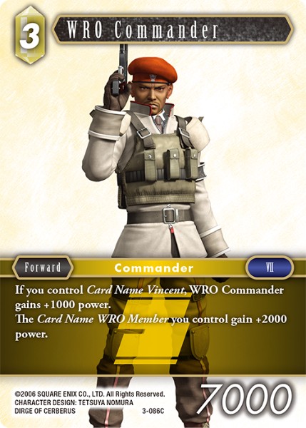 WRO Commander 3-086 Common – Foil