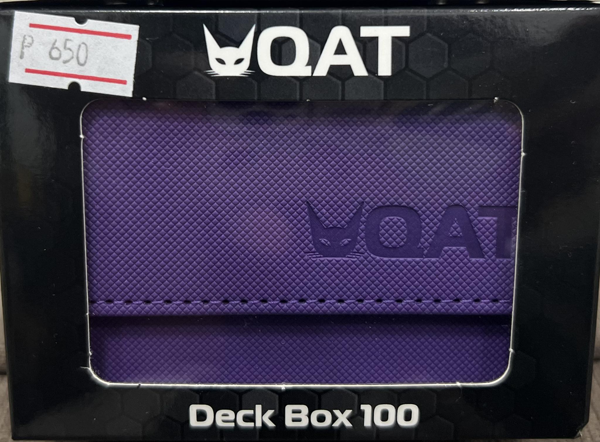 Q.A.T Deck Box – Purple 100+