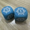 Flesh and Blood Dice – Frostbite Light Blue – Pair