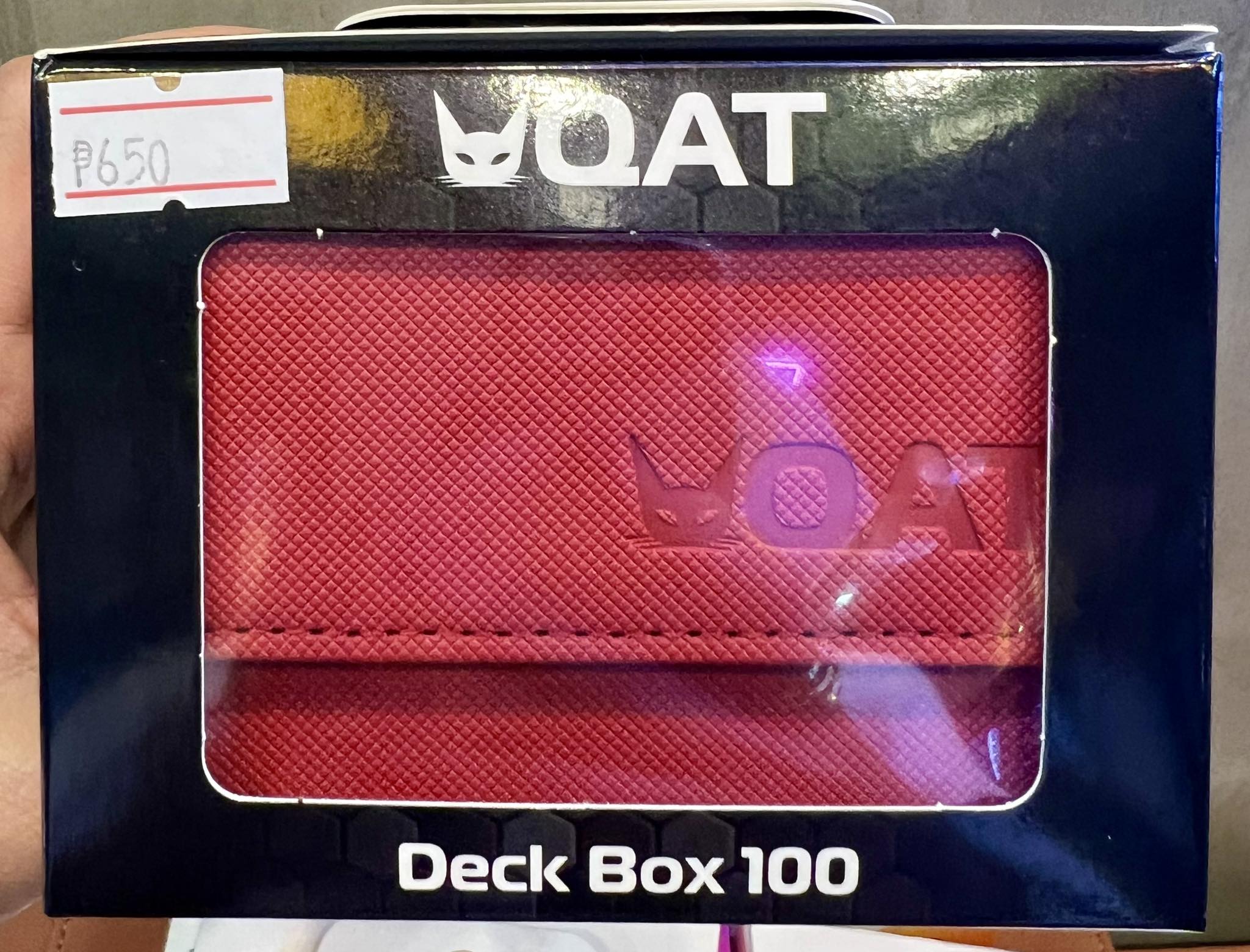 Q.A.T Deck Box – Red 100+