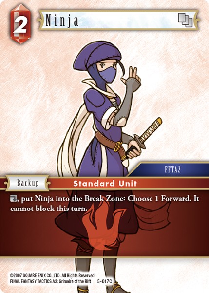 Ninja 5-017 Common – Foil