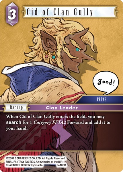 Cid of Clan Gully 5-103 Rare – Foil