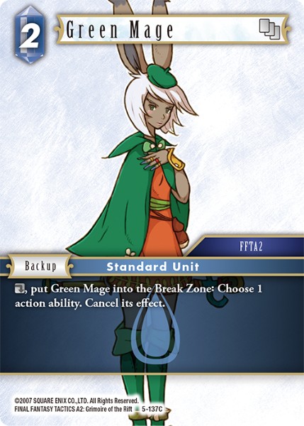 Green Mage 5-137 Common – Foil