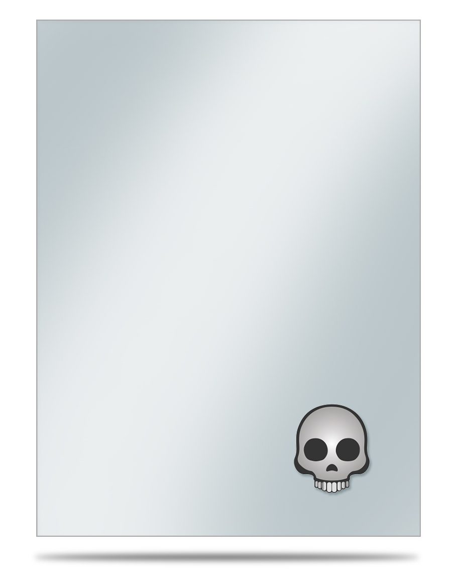 Ultra Pro – Emoji: Skull Standard Sleeve Covers 50ct