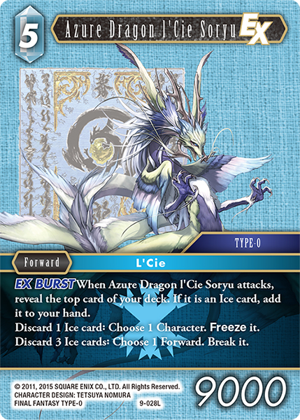 Azure Dragon l’Cie Soryu 9-028 Legend – Foil
