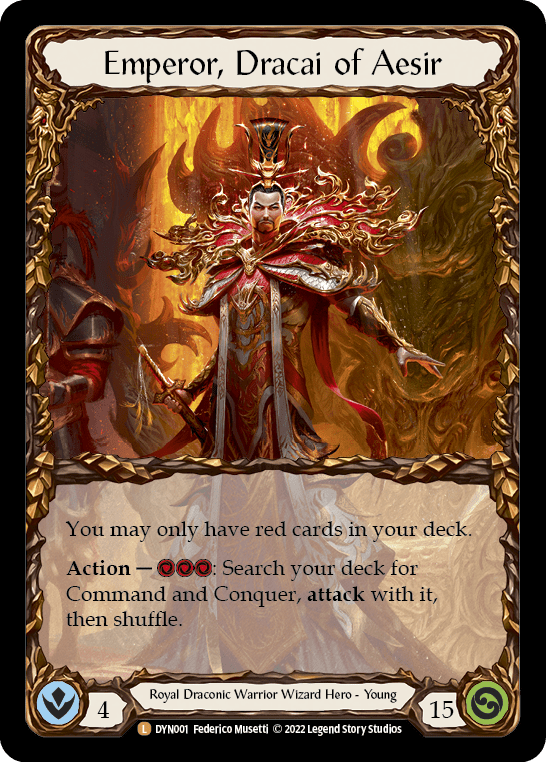 Emperor, Dracai of Aesir – Rainbow Foil