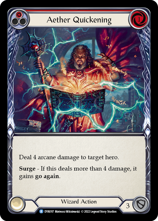 Aether Quickening – Red – Foil