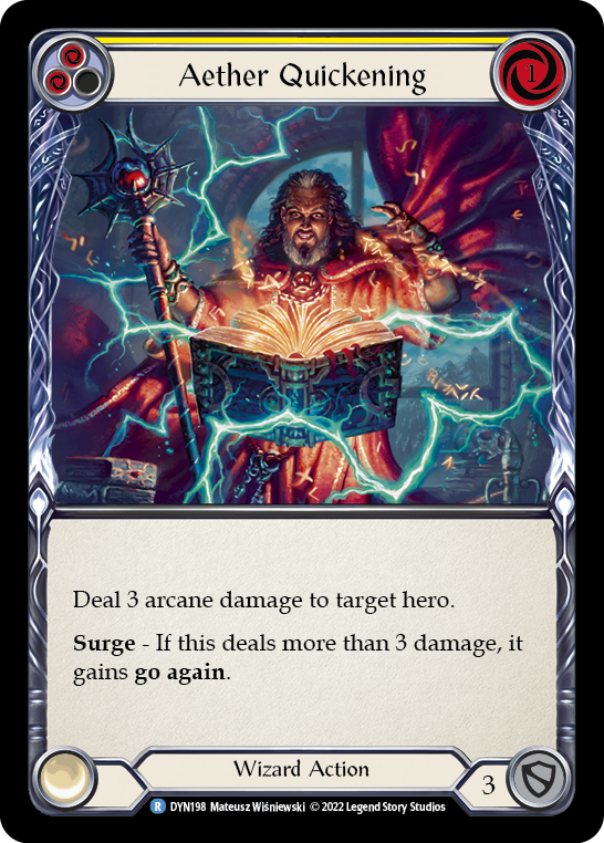 Aether Quickening – Yellow – Foil