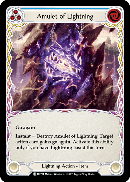 Amulet of Lightning – Blue