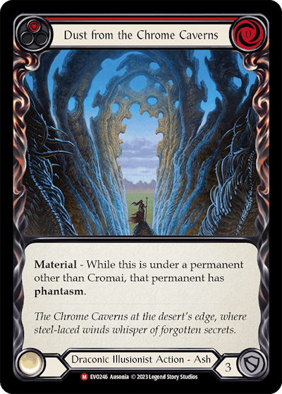 Dust from the Chrome Caverns – Red – Foil