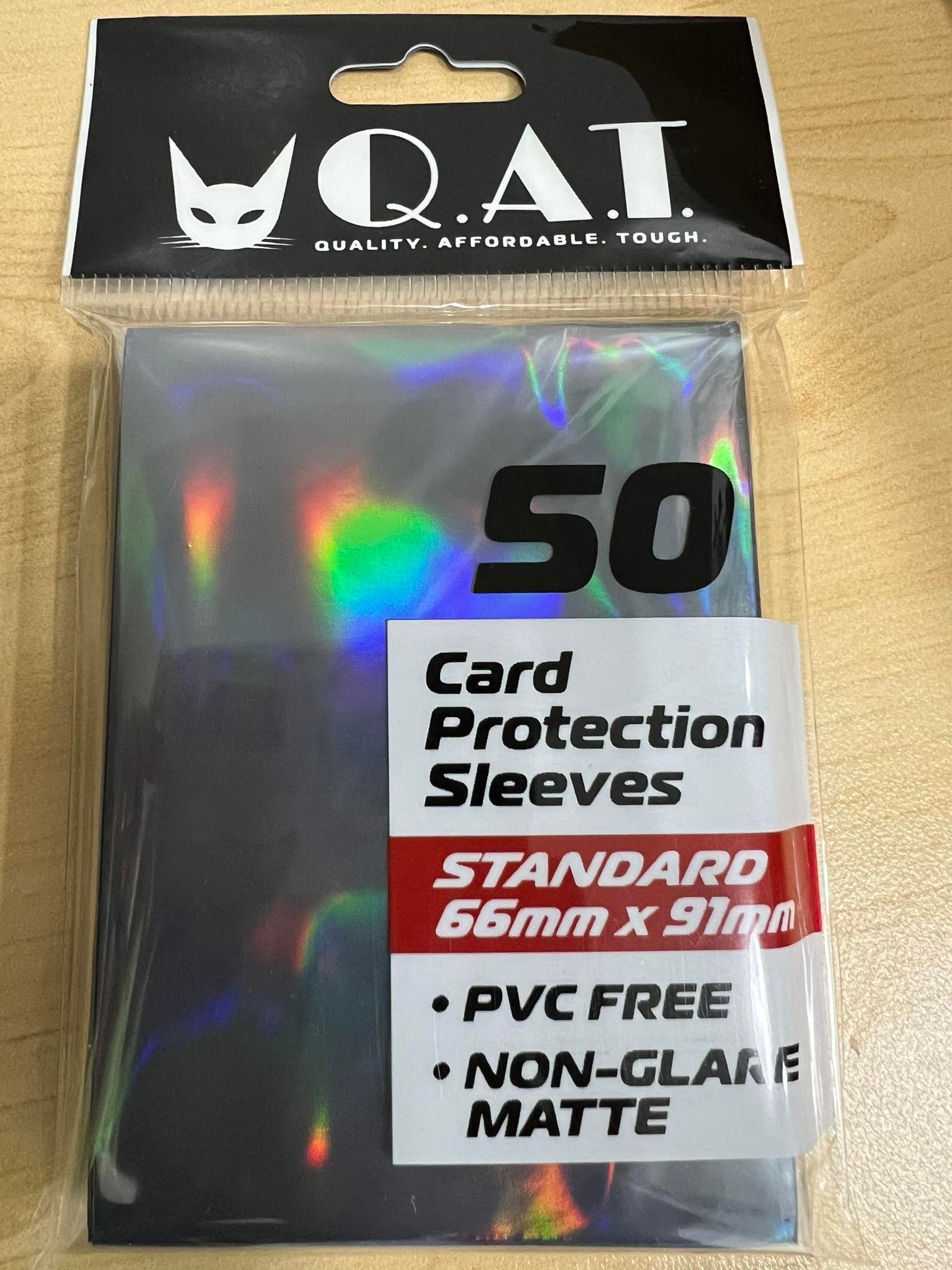 Q.A.T Standard Size Sleeves – Holo