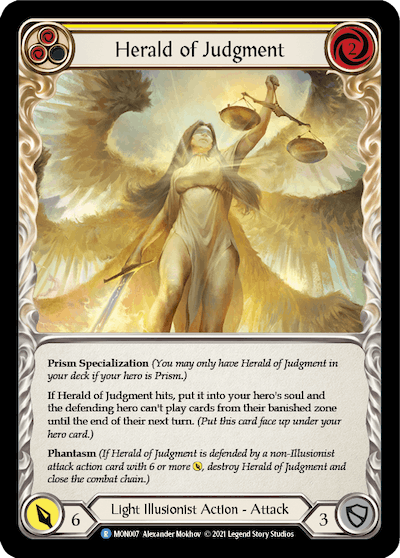 Herald of Judgment – Yellow (Monarch Unlimited)