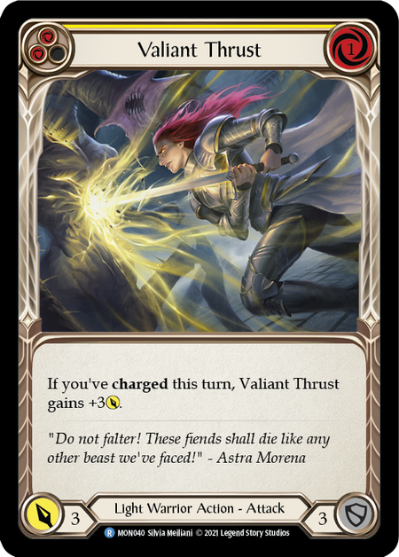 Valiant Thrust – Yellow