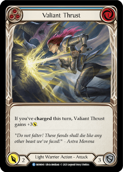 Valiant Thrust – Blue (Monarch Unlimited)