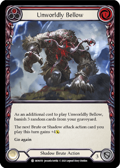 Unworldly Bellow – Red (Monarch Unlimited)