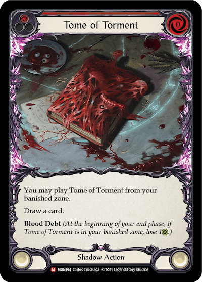 Tome of Torment – Red (Monarch Unlimited) – Foil