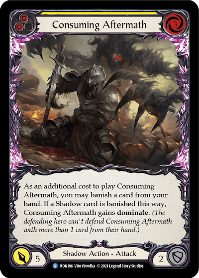 Consuming Aftermath – Yellow (Monarch Unlimited)