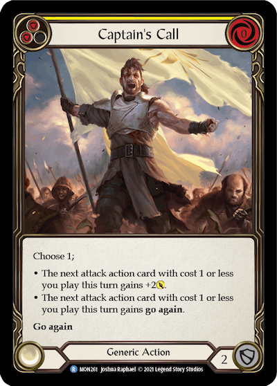 Captain’s Call – Yellow (Monarch Unlimited) – Foil