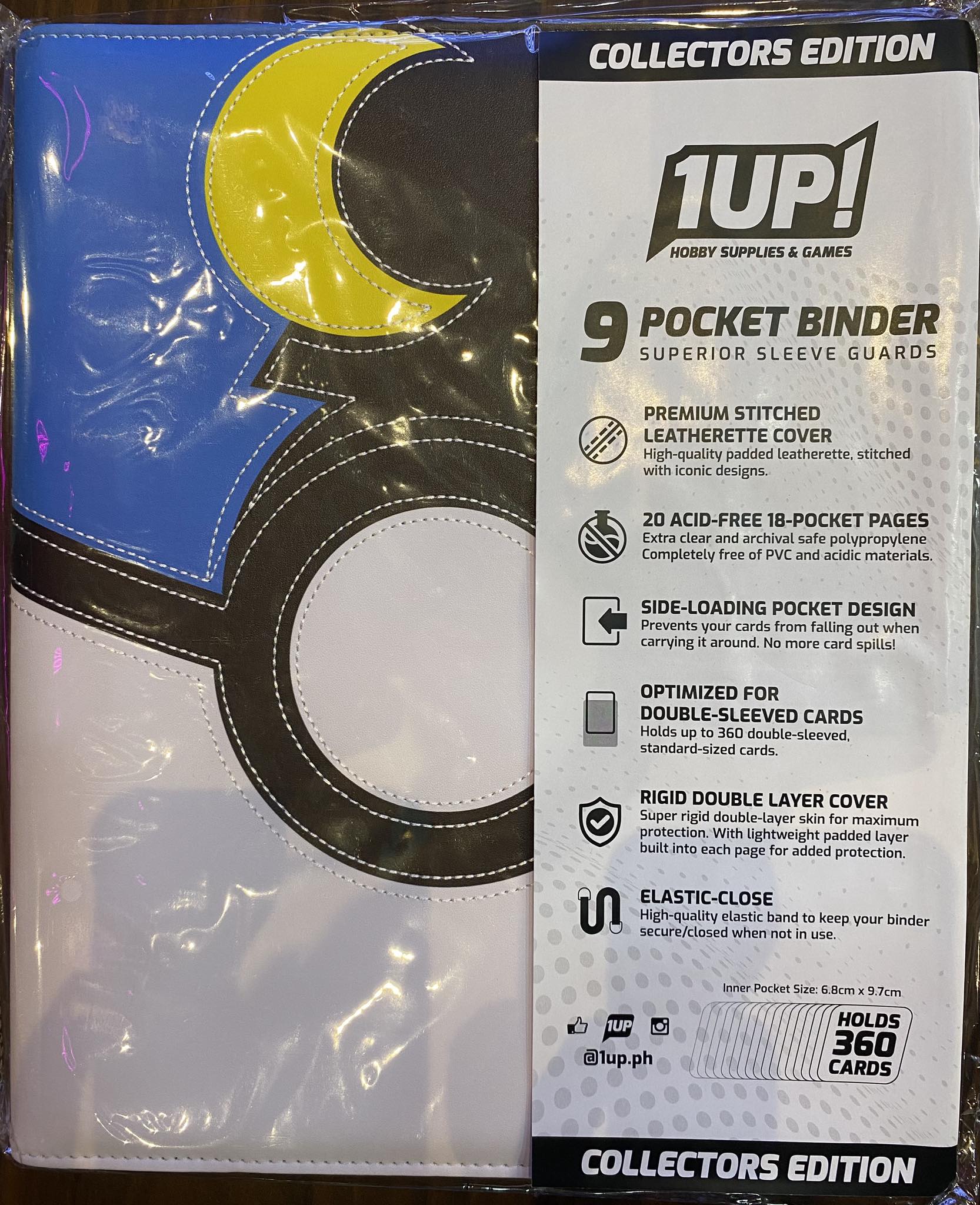 1UP – 9 Pocket Binder – Moon Ball
