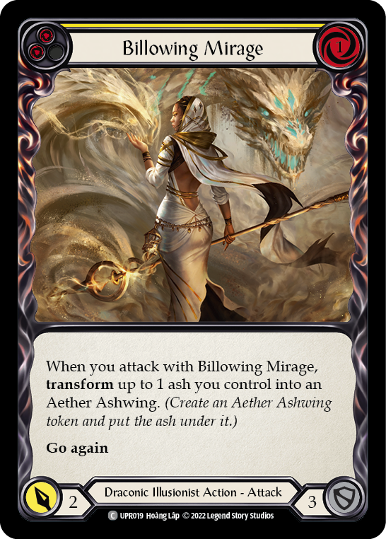 Billowing Mirage – Yellow – Foil