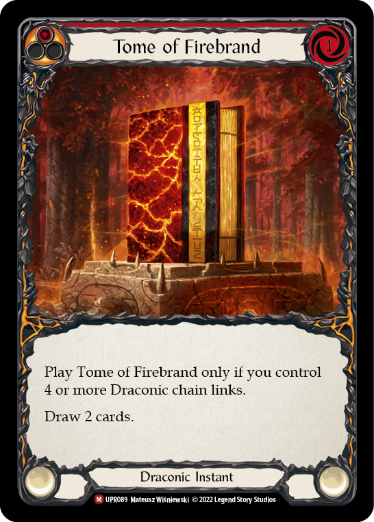 Tome of Firebrand – Red – Foil