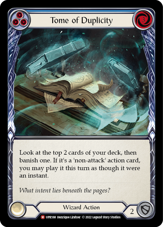 Tome of Duplicity – Blue – Foil