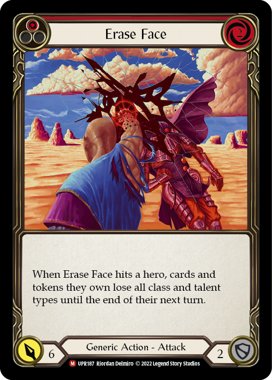 Erase Face – Red